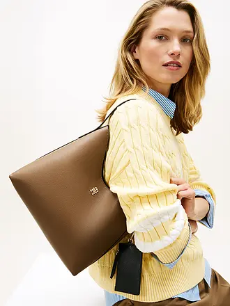 TOMMY HILFIGER | Bolso - Bolso Hobo TH ICON | hellbraun